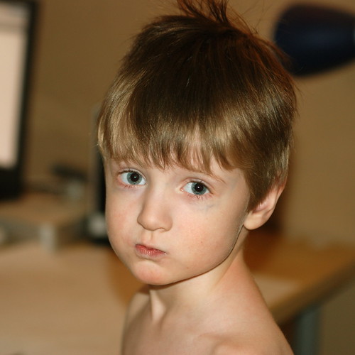 Brian making a really cute face