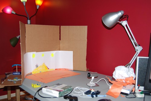 a photo of our home animation studio